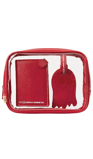 The Passport & Luggage Tag Set in Text Me Red | Revolve Clothing (Global)