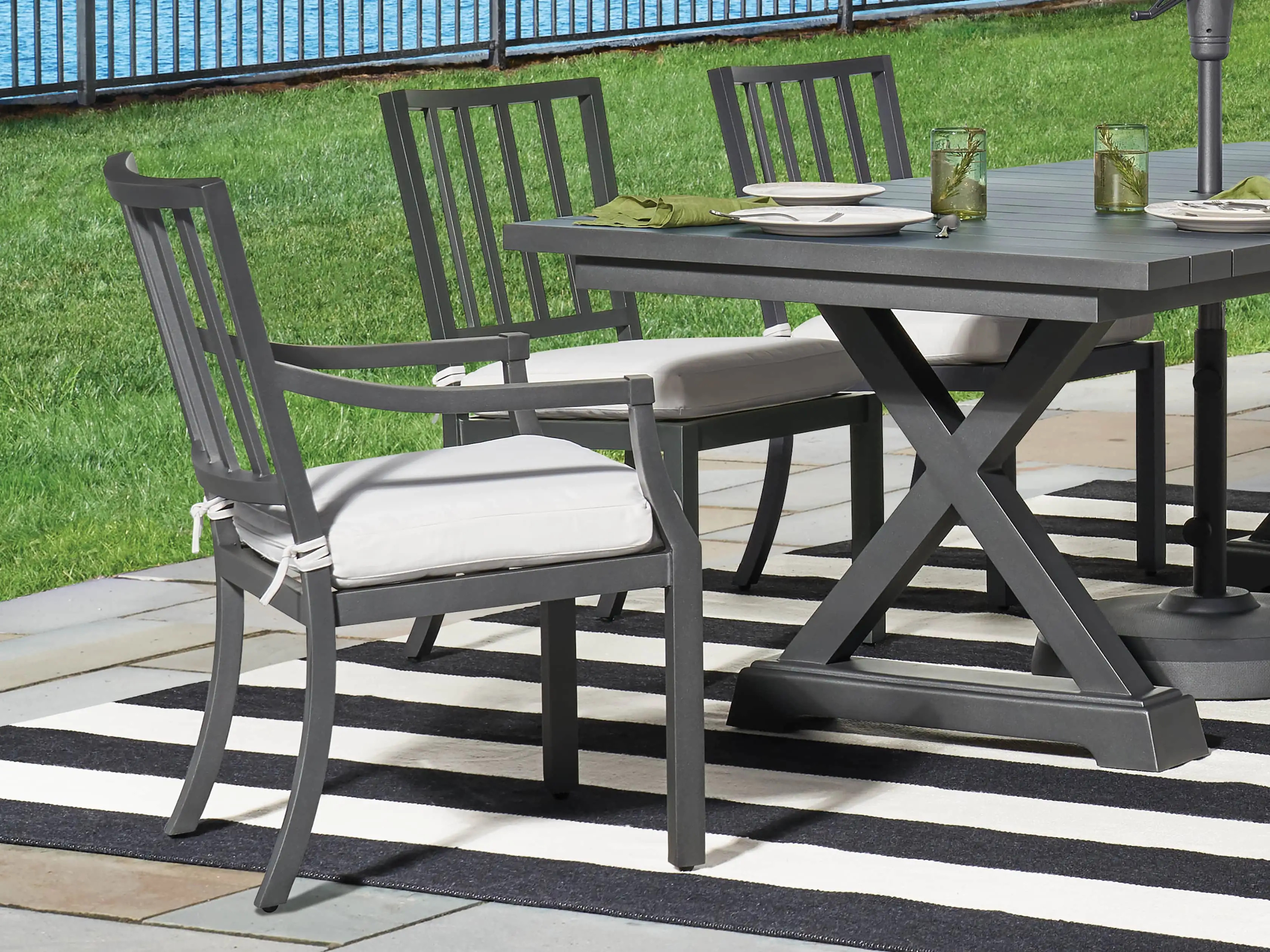 Montego Outdoor Dining Arm Chair | Arhaus | Arhaus