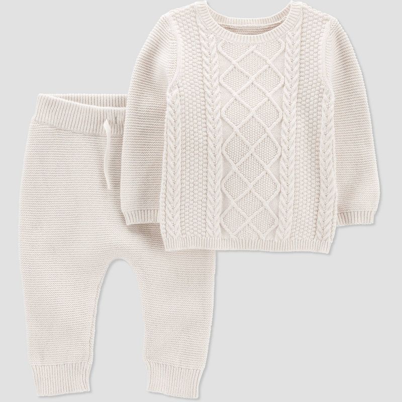 Carter's Just One You® Baby Boys' Sweater Set - Ivory | Target