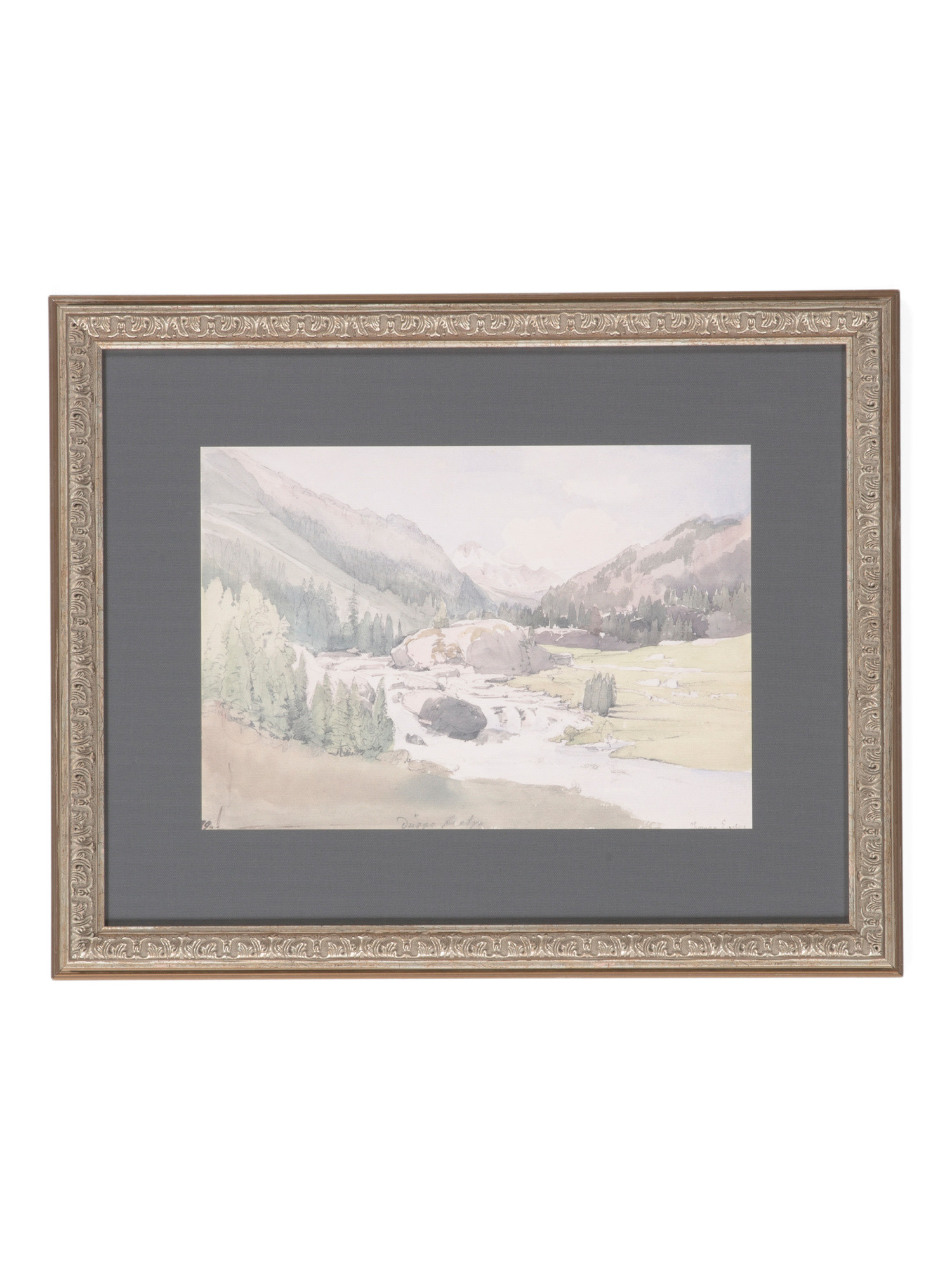 16x20 Mountain Valley Framed Wall Art With Matte Detail | Marshalls