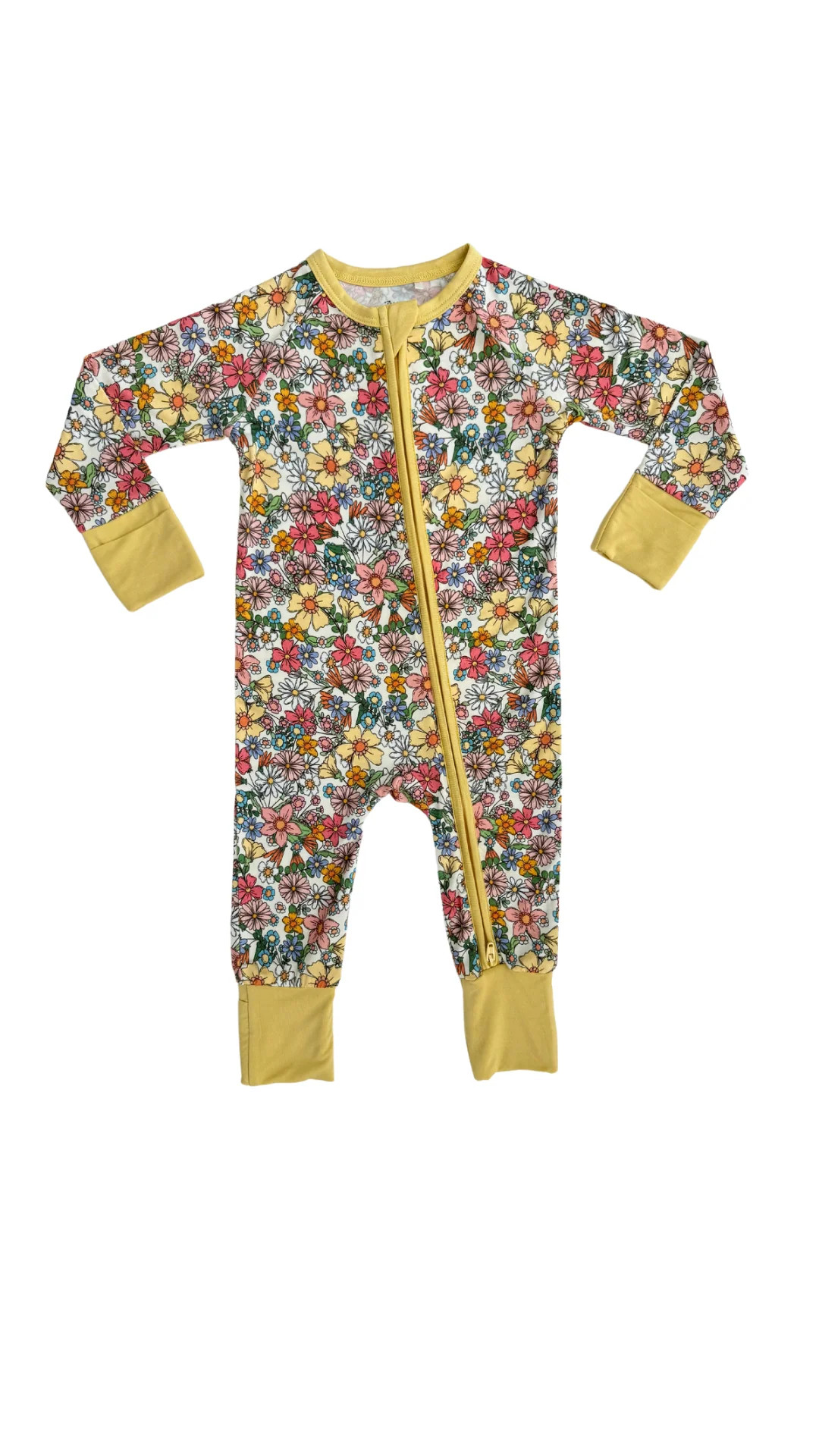 Wild Flowers Zipper Romper | In My Jammers