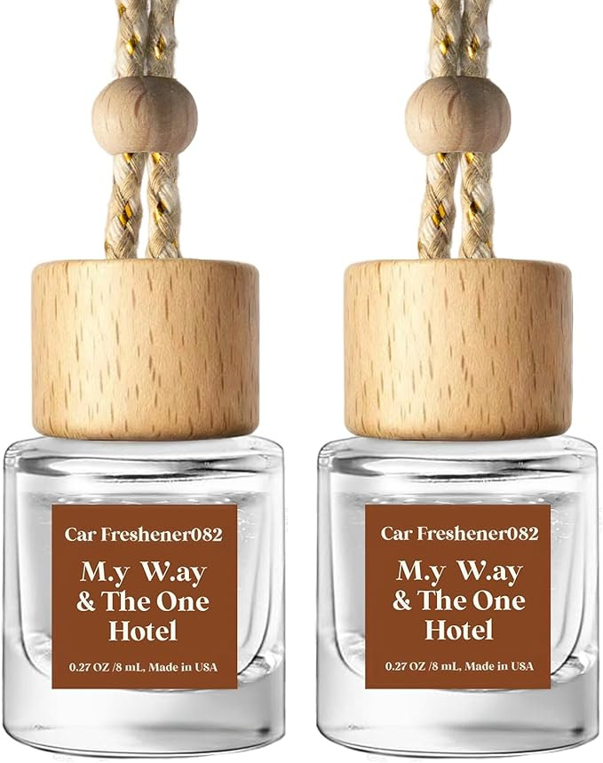 C Classy Hanging Car Air Freshener 2 Pack, M.y W.ay & The One Hotel Essential Oil Diffuser, Long-... | Amazon (US)