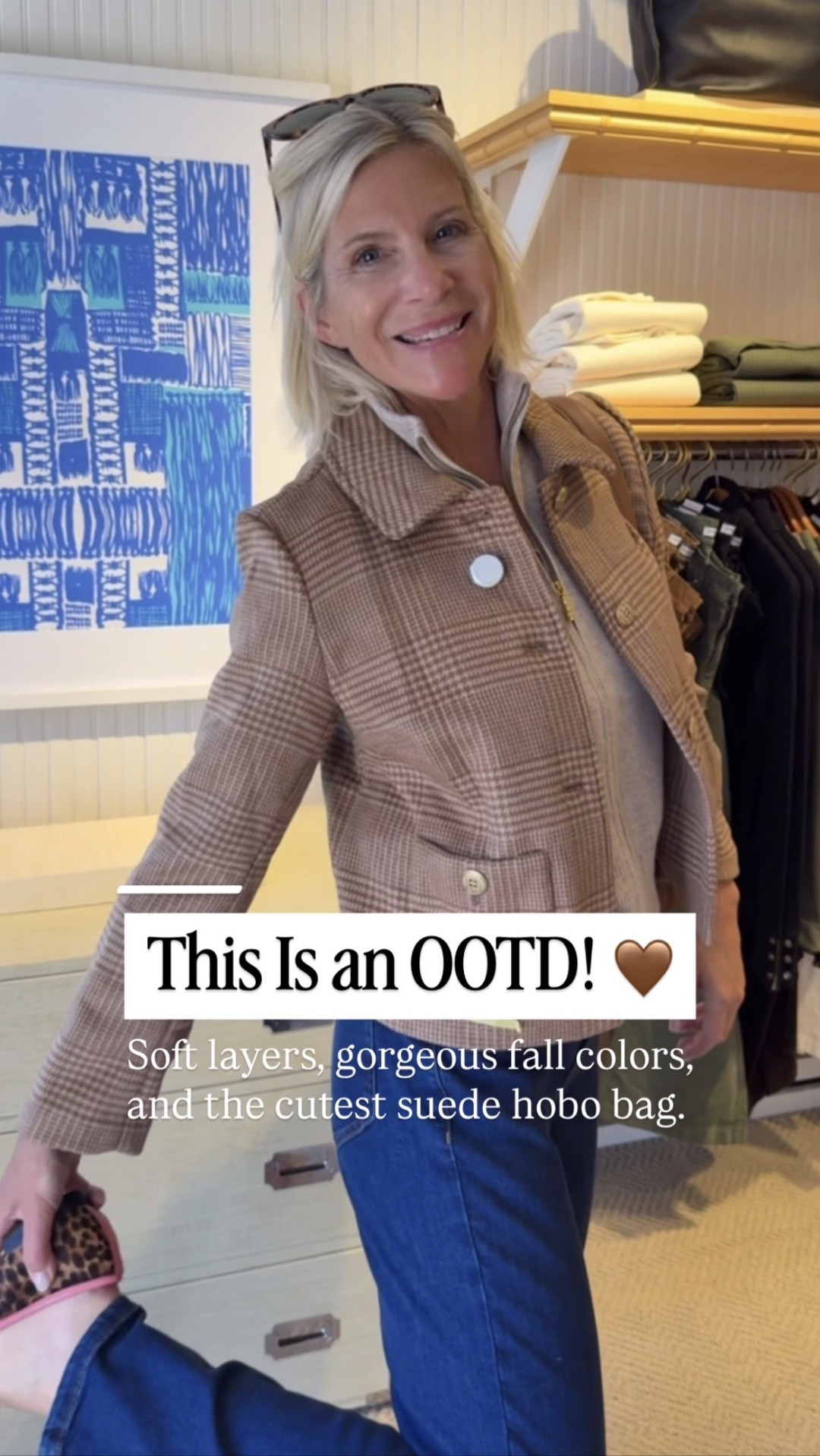 This is my kind of fall OOTD! 🤎 I love the soft sweater layered under this gorgeous textured jacket, paired with dark denim and a suede hobo bag. The colors and textures are SO good together.

👩‍💻 LTK PRO TIPS
❤️ Heart = Support my posts ;-)
🔖 Save = Get sale & restock alerts for the things you love!
📋 Lists = Keep favorites organized (List ideas: Christmas, Birthdays, and Vacations!)
📲 Share = Send lists and products to a friend (or your daughters like me).
💬 Comment = Ask me anything, and I’ll answer. ;-)

#LTKootd #LTKSeasonal #LTKOver40