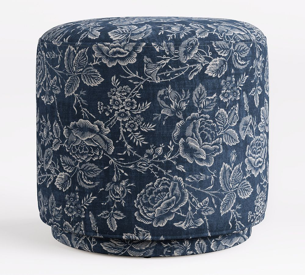 Kravet Upholstered Swivel Stool | Pottery Barn (US)