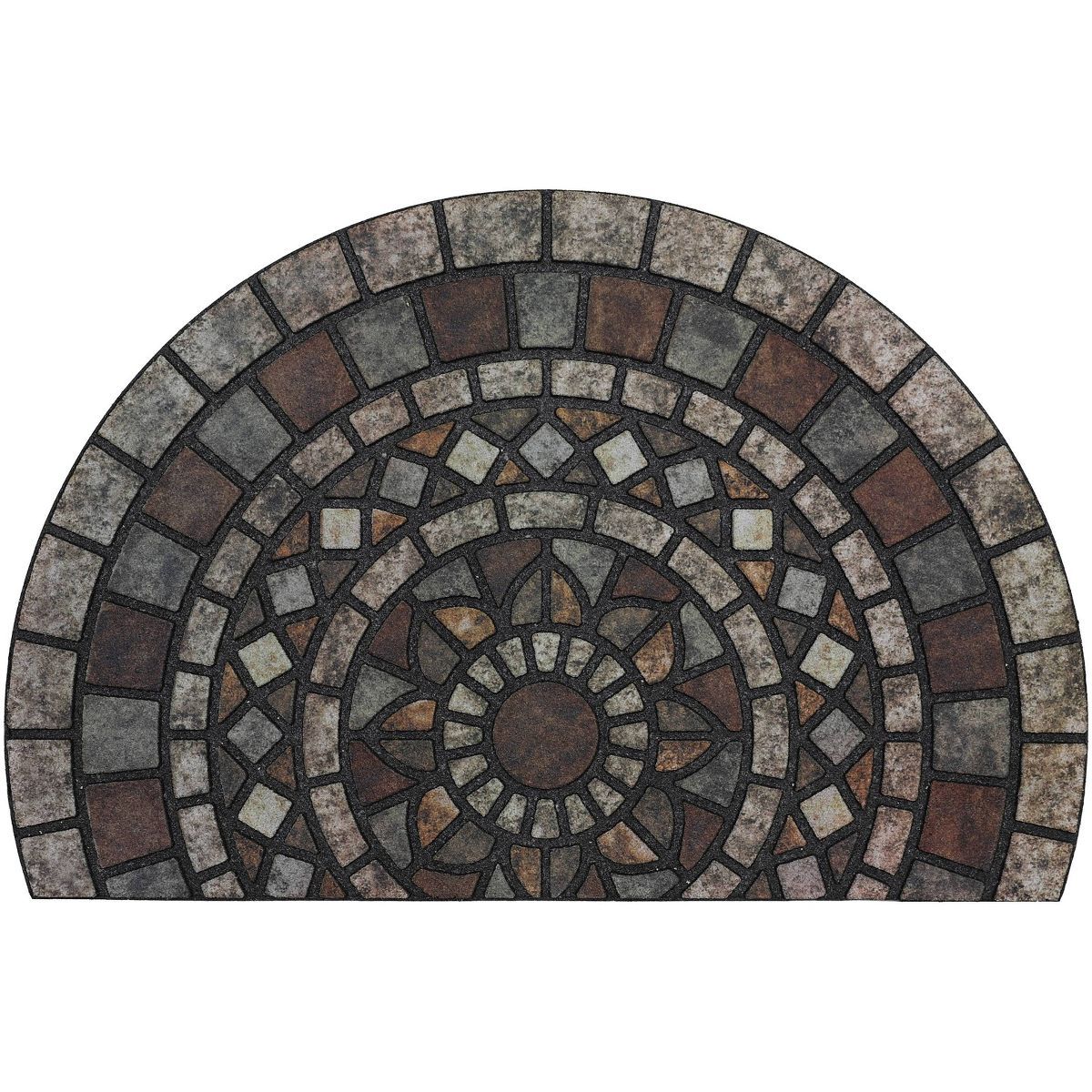 1'11"x2'11" Mosaic Mythos Stone Slice Doorscapes Estate Mat  - Mohawk | Target