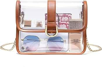 Vorspack Clear Purse - Clear Bag Stadium Approved Clear Crossbody Bag Gift for Women for Concert ... | Amazon (US)