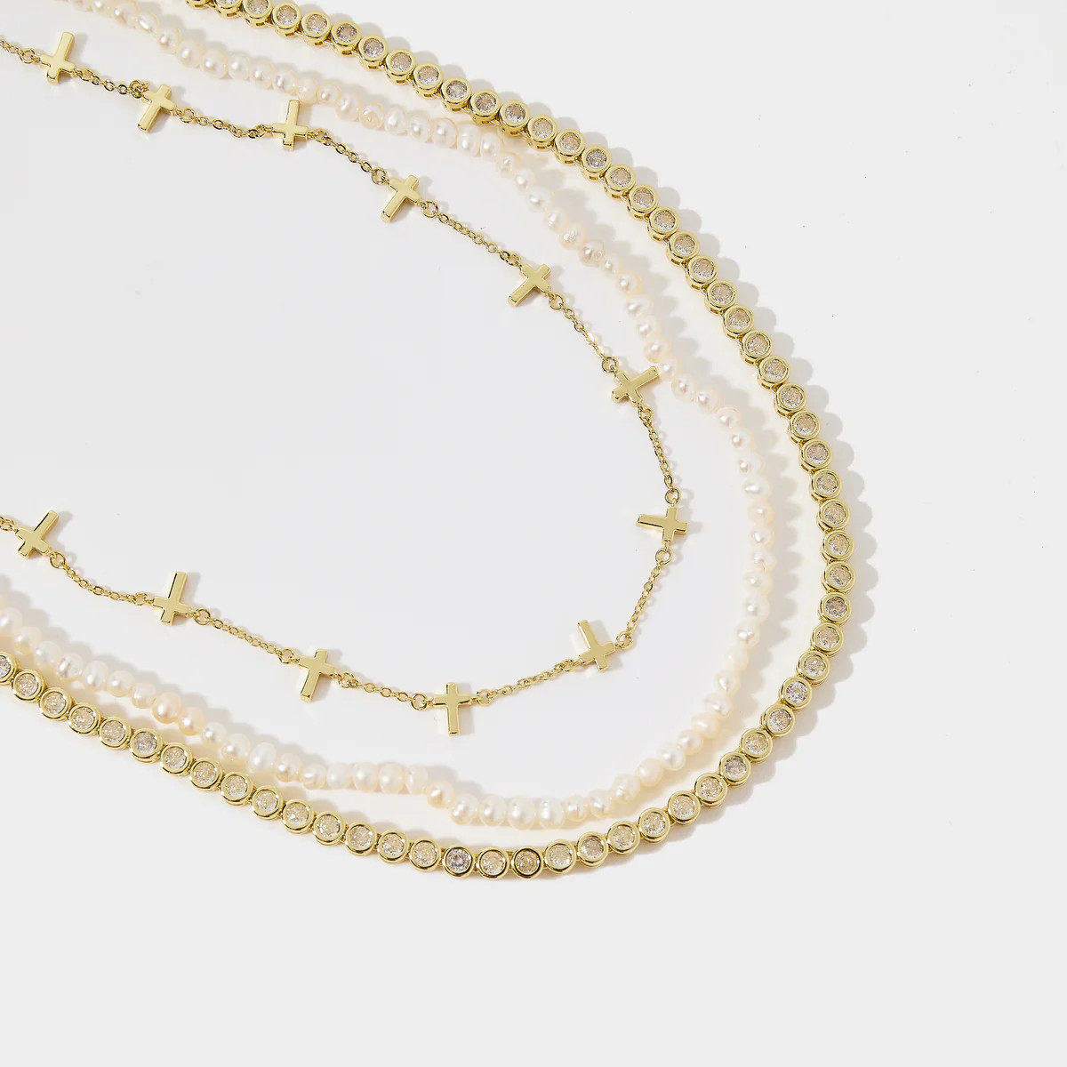 Something Blue Necklace Stack | Allie + Bess