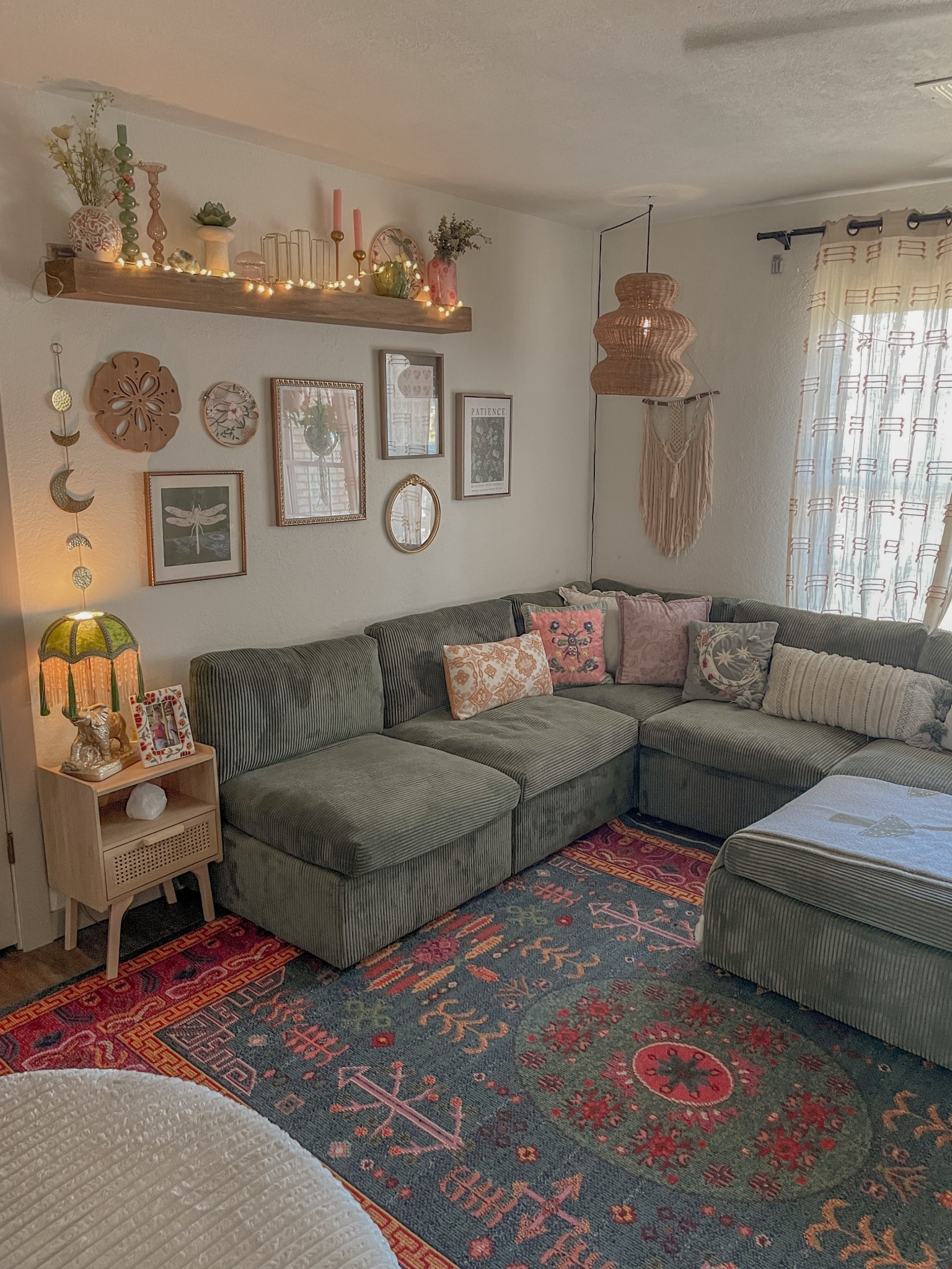 My boho living room furniture that I’m obsessed with!! The accent swivel chair is my favorite! What’s yours??💓 #homedecor #furniture
#bohohome #livingroom 

#LTKHome