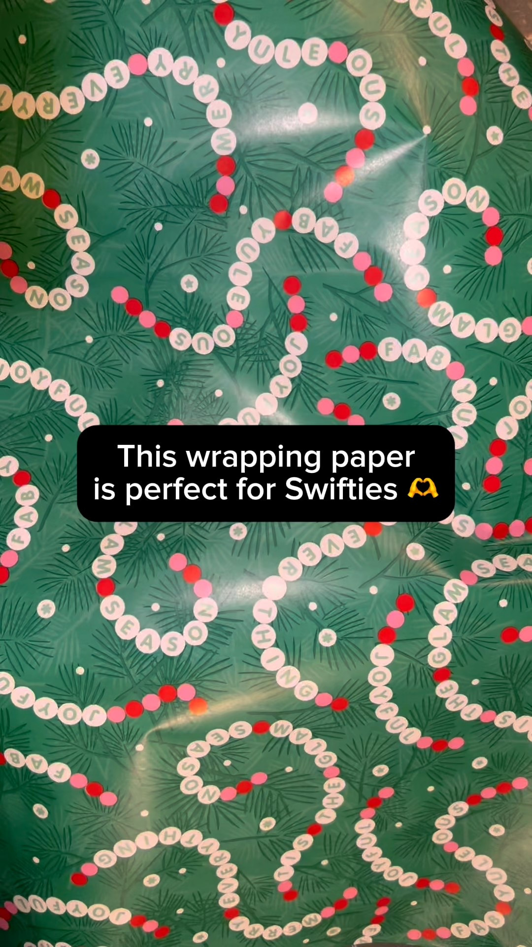 Friendship bracelet Christmas wrapping paper at Target that’s perfect for Swifties! 🫶 AND it’s only $3!!

#LTKSeasonal #LTKHoliday #LTKGiftGuide