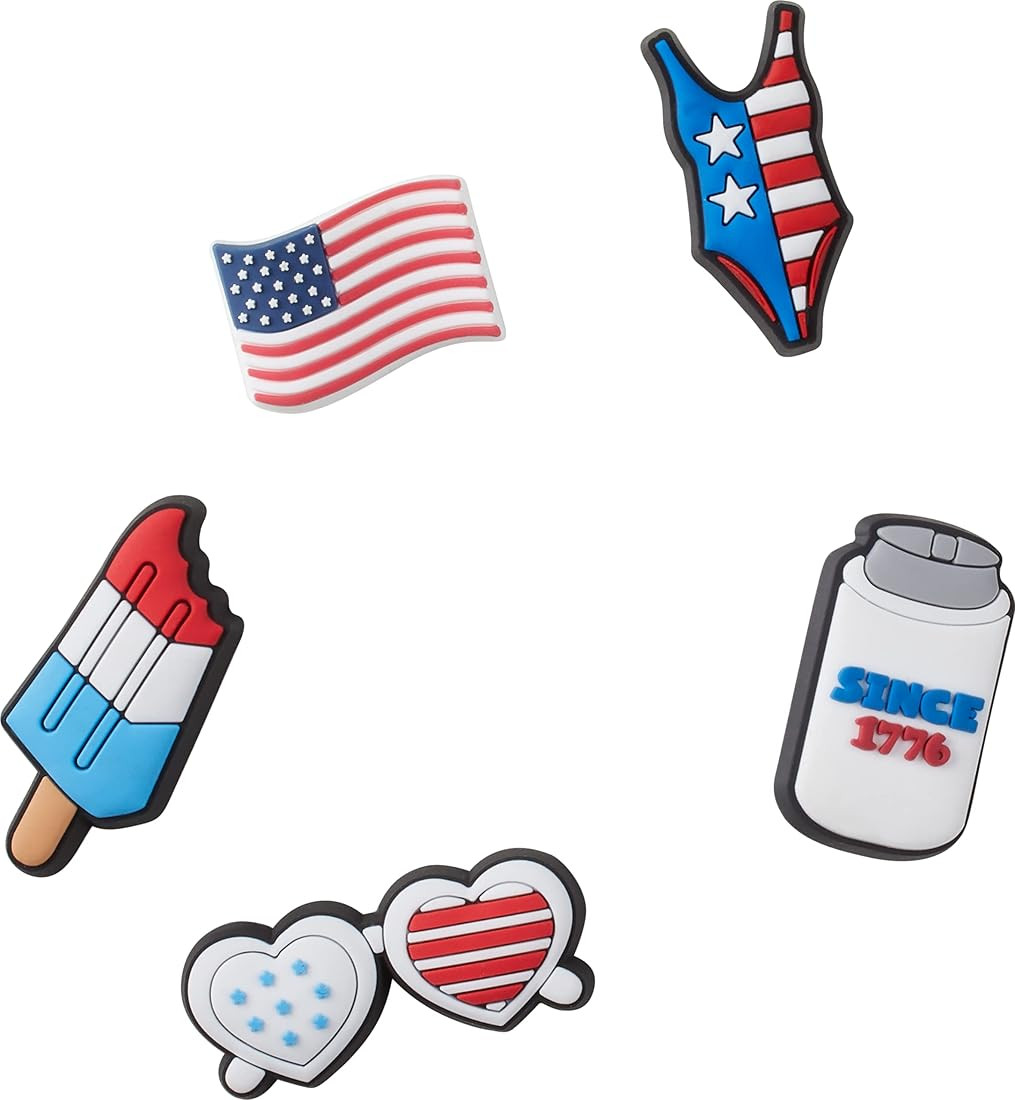 Crocs Jibbitz 5-Pack Summer Shoe Charms | Jibbitz | Amazon (US)