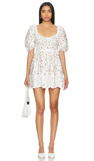 Jackson Mini Dress in White | Revolve Clothing (Global)