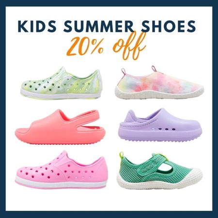 Now is a great time to stock up on kids shoes for summer!! We spotted a bunch of Croc dupes, sandals, and water shoes for 20% OFF 🔥😍 They’d also make great Easter basket fillers if you’re looking for something that will take up more space and prices start under $11!!! 😱😍🤯🔥🔥🔥 Shop our favorite pics below!

#LTKkids #LTKSeasonal #LTKshoecrush