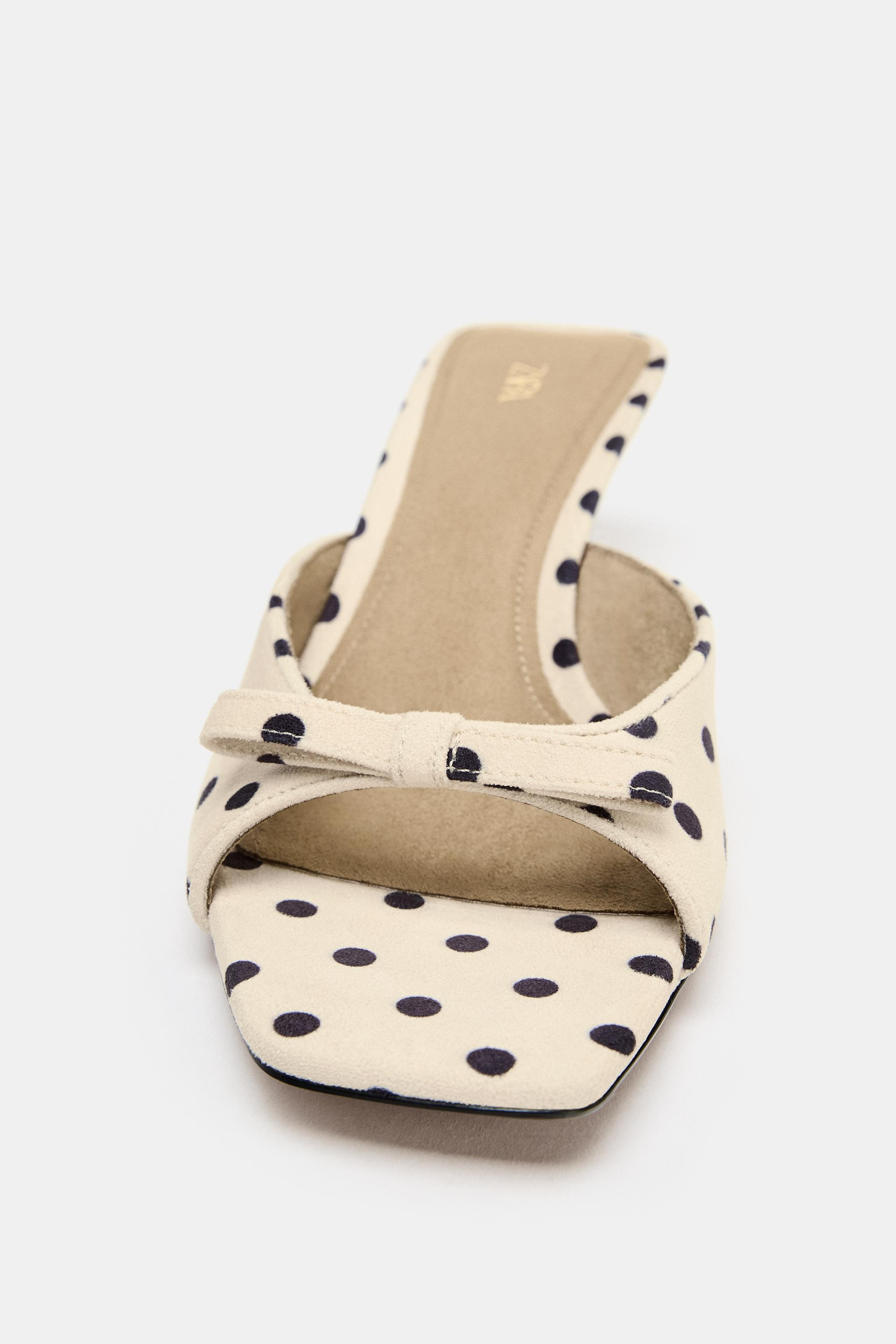 POLKA DOT BOW MULES | Zara US