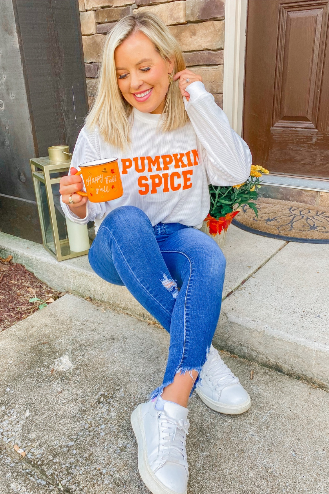 Halloween pumpkin spice sweatshirt from Amazon. Halloween Sweater. Spooky Sweater. Amazon Halloween Sweater. #amazonfallfinds #amazonfinds 

#LTKHalloween #LTKSeasonal #LTKstyletip