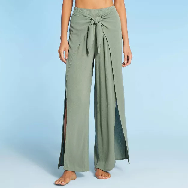 Women's Tie-Front Cover Up Pants - Kona Sol™ | Target