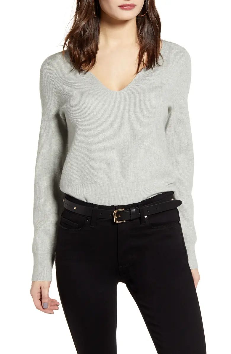 Shaped Neck Sweater | Nordstrom