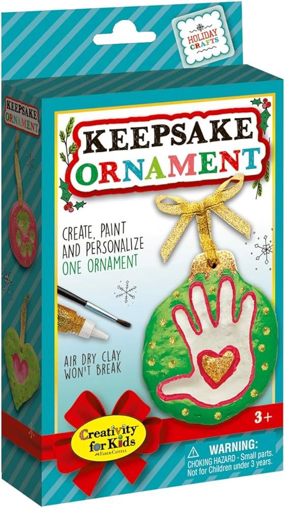 Creativity for Kids My Holiday Handprint Mini Craft Kit - Create A Handprint Or Paw Print Ornamen... | Amazon (US)