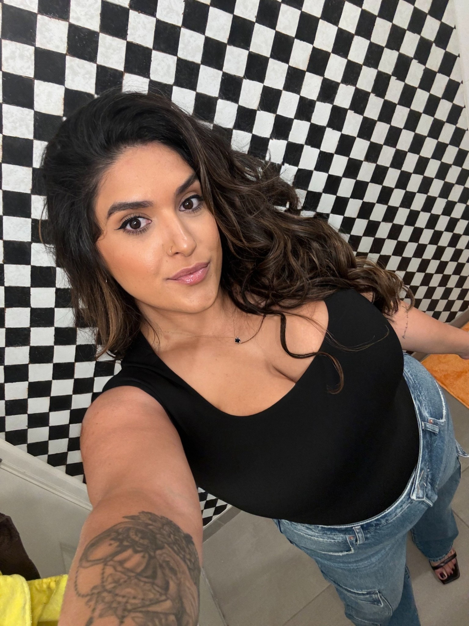 Dinner date outfit - Express Sale! Top & jeans are 30% off. Heels from Amazon 

#LTKFindsUnder100 #LTKSaleAlert #LTKStyleTip