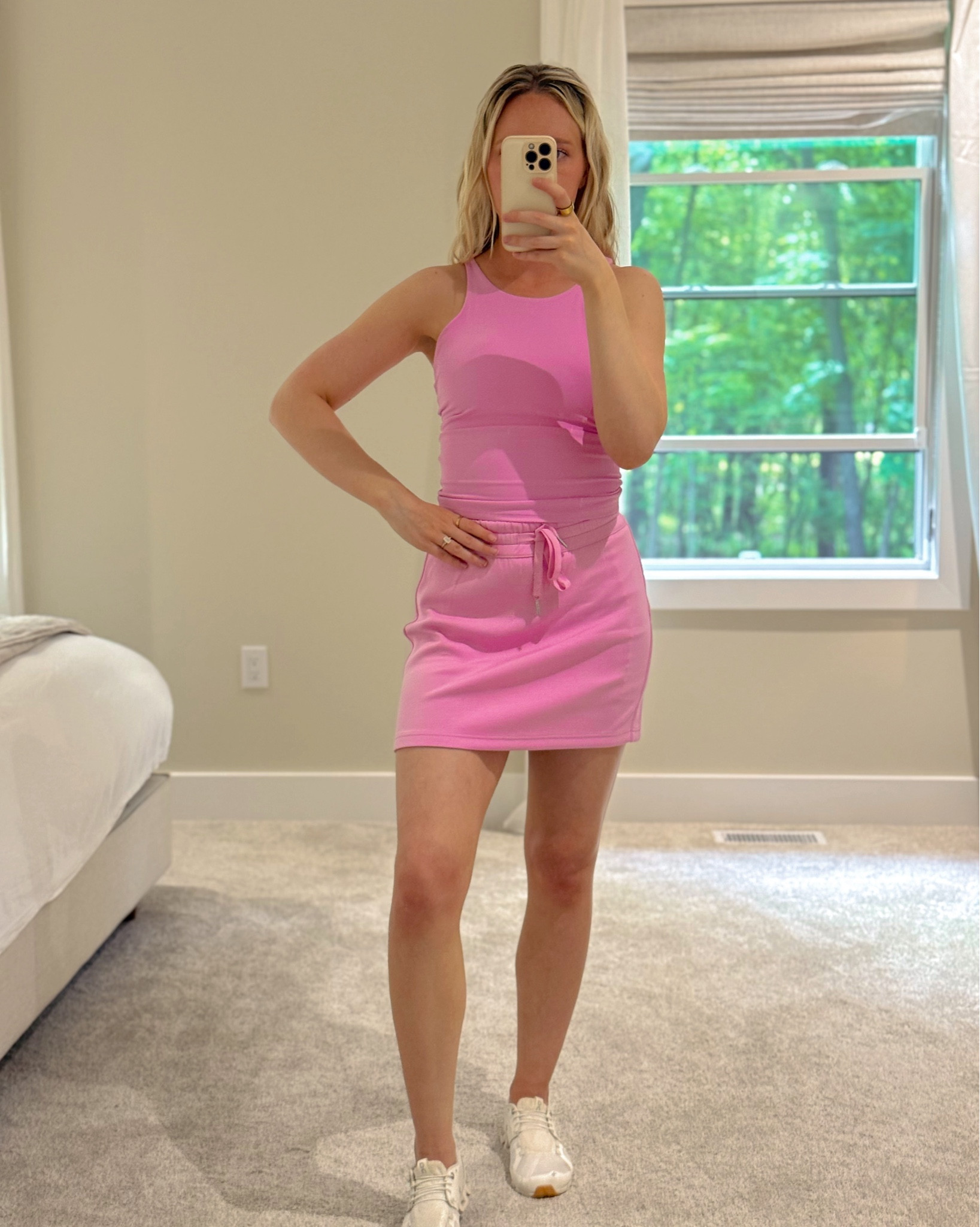 Spanx activewear, spanx skirt, active skort, spanx petunia color, spanx active tank, spanx air essentials, spanx active air essentials, women’s activewear, women’s loungewear, spanx loungewear, pink activewear, women’s bubblegum pink activewear 

#LTKActive #LTKSeasonal #LTKStyleTip