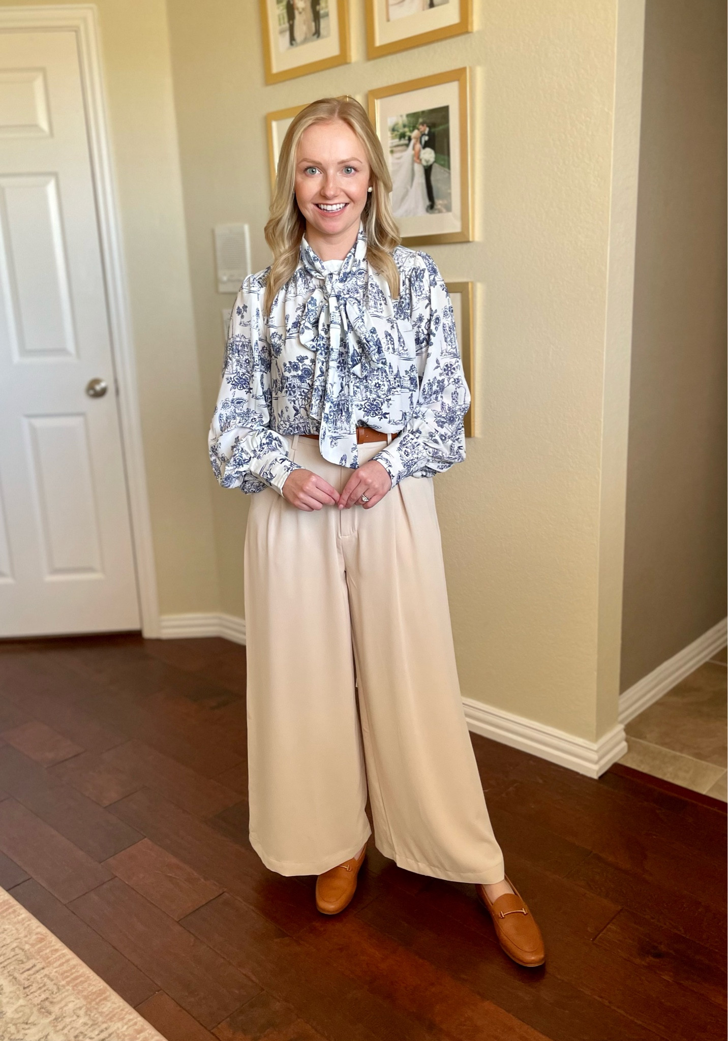 Top is old but linking similar! Wearing a S short in pants | business casual, workwear, wide leg pants, trousers, teacher outfit, teacher style 

#LTKFind #LTKSeasonal #LTKworkwear