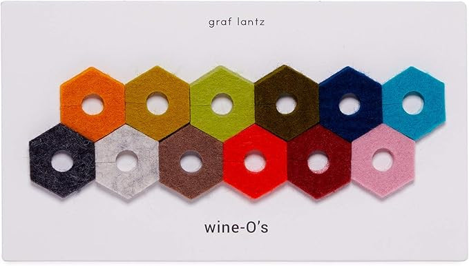Graf Lantz Wine Charms | Merino Wool, Stain Resistant, 12pc Wine identification markers | Amazon (US)
