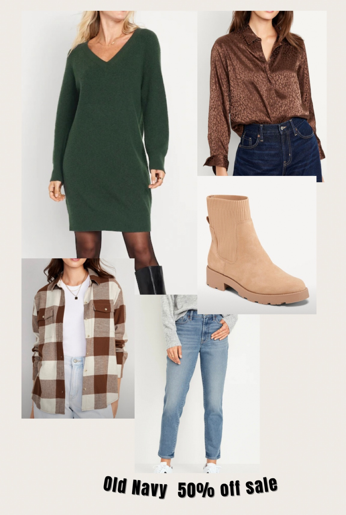 Old Navy is having their huge 50% off EVERYTHING sale! Here are my top picks!

#LTKmidsize #LTKfindsunder50 #LTKsalealert