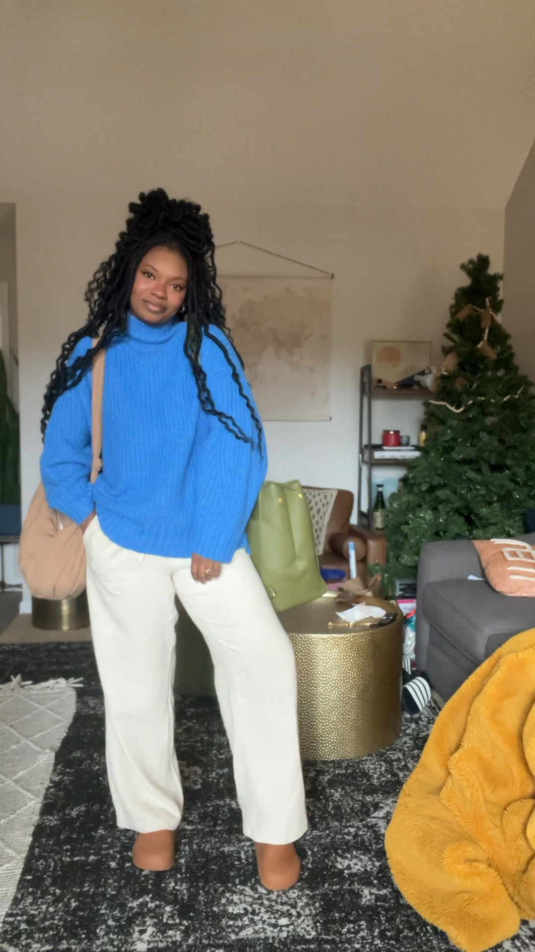 I’m wearing an XL in the sweater. It was the only one left in the store and I loved the color so much!

#LTKSeasonal #LTKshoecrush #LTKstyletip