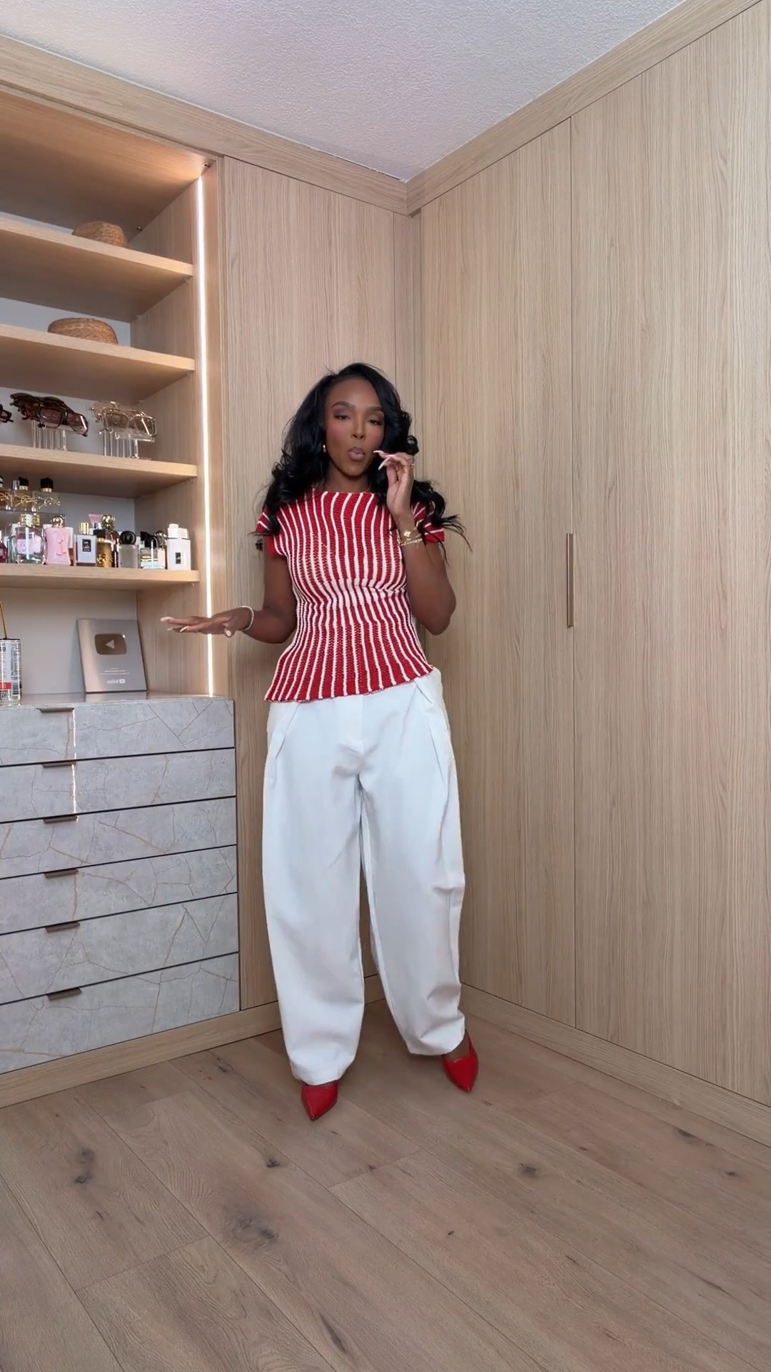 Scroll to shop! ✨ Everything from this look is linked below. 👇🏽    Wearing: Size Small | 5’4” | 140 lbs  📲   Download the FREE LTK app & follow me (@kirasfashionfinds) to shop all my daily finds.  #LTKootd #LTKPetite #LTKU
