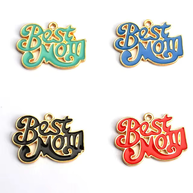 10pcs Best Mom Enamel Floating Letter Charms for DIY Bracelet Bangle Making LTC0123-LTC0126 | AliExpress (US)