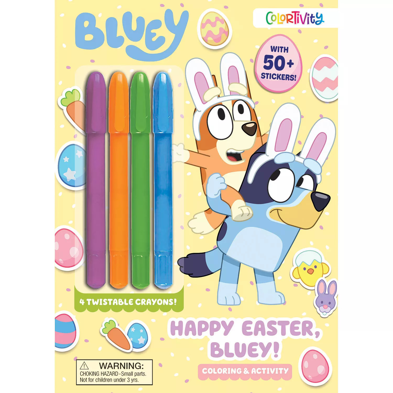 Colortivity: Bluey Happy Easter, Bluey!, Paperback | Sam's Club