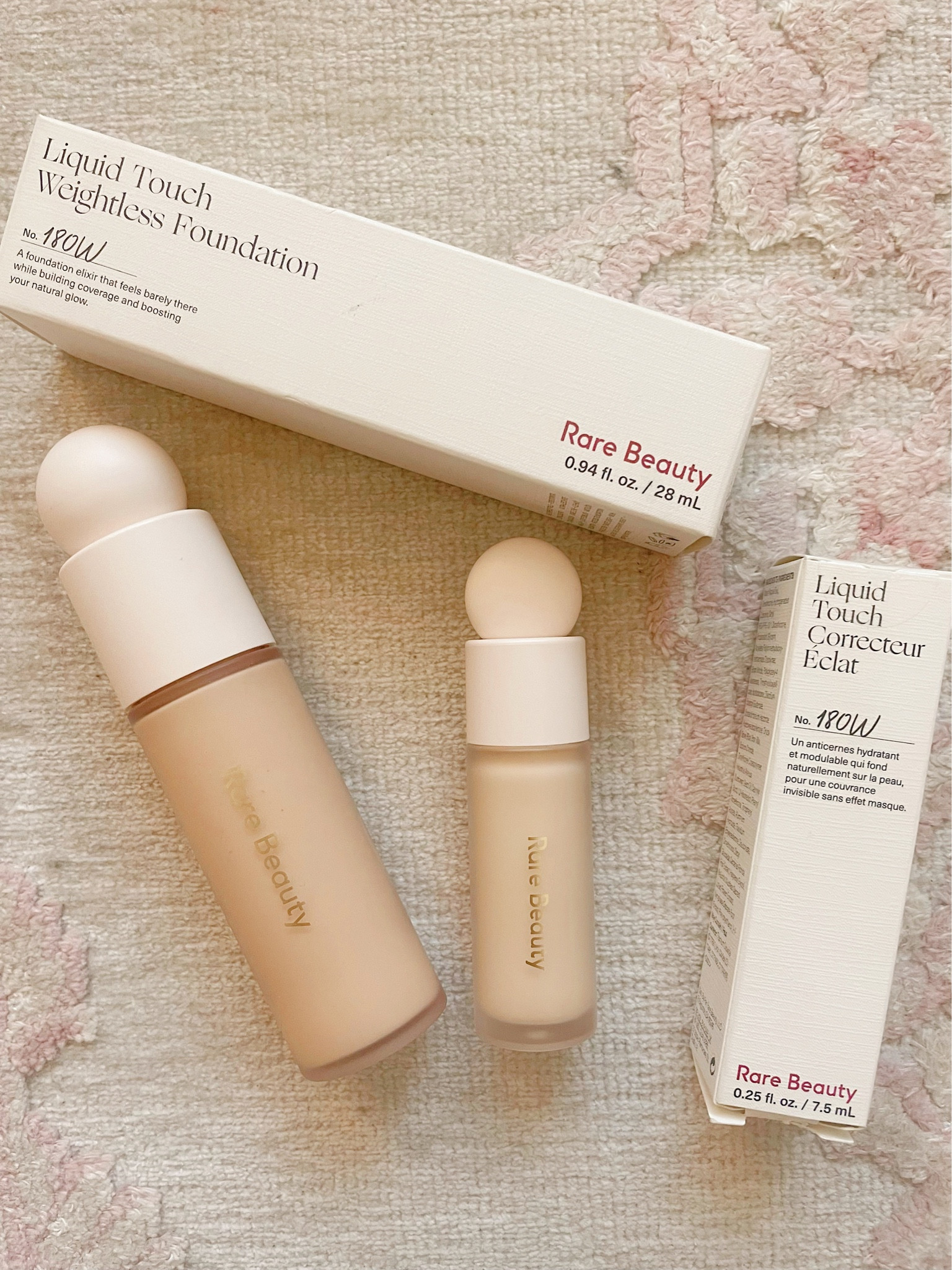 Ran out of face makeup right before tonight’s Super Bowl party, so grabbed two new Rare Beauty products from Sephora!!! Trying the Rare Beauty Liquid Touch Weightless Foundation in 180W and the Rare Beauty Liquid Touch Brightening Concealer in 180W 🤍 On initial try, it wears so naturally on the skin and feels like I have nothing on!! 

#LTKbeauty #LTKFind #LTKunder50