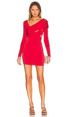 h:ours Ariya Mini Dress in Red from Revolve.com | Revolve Clothing (Global)