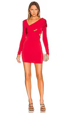 h:ours Ariya Mini Dress in Red from Revolve.com | Revolve Clothing (Global)