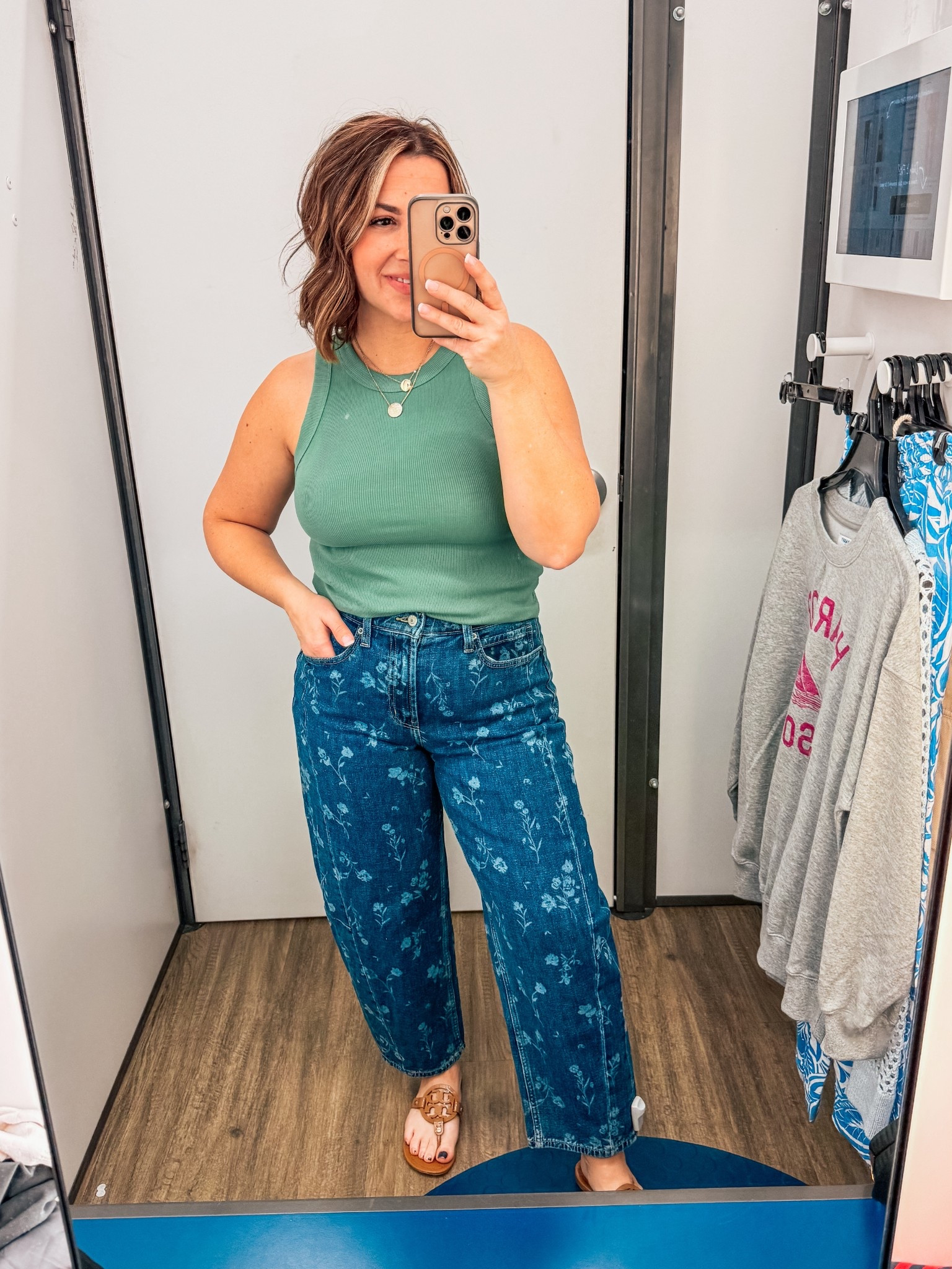 Old Navy new arrivals. Barrel jeans and high neck tank top 

#LTKPetite #LTKOver40 #LTKSeasonal