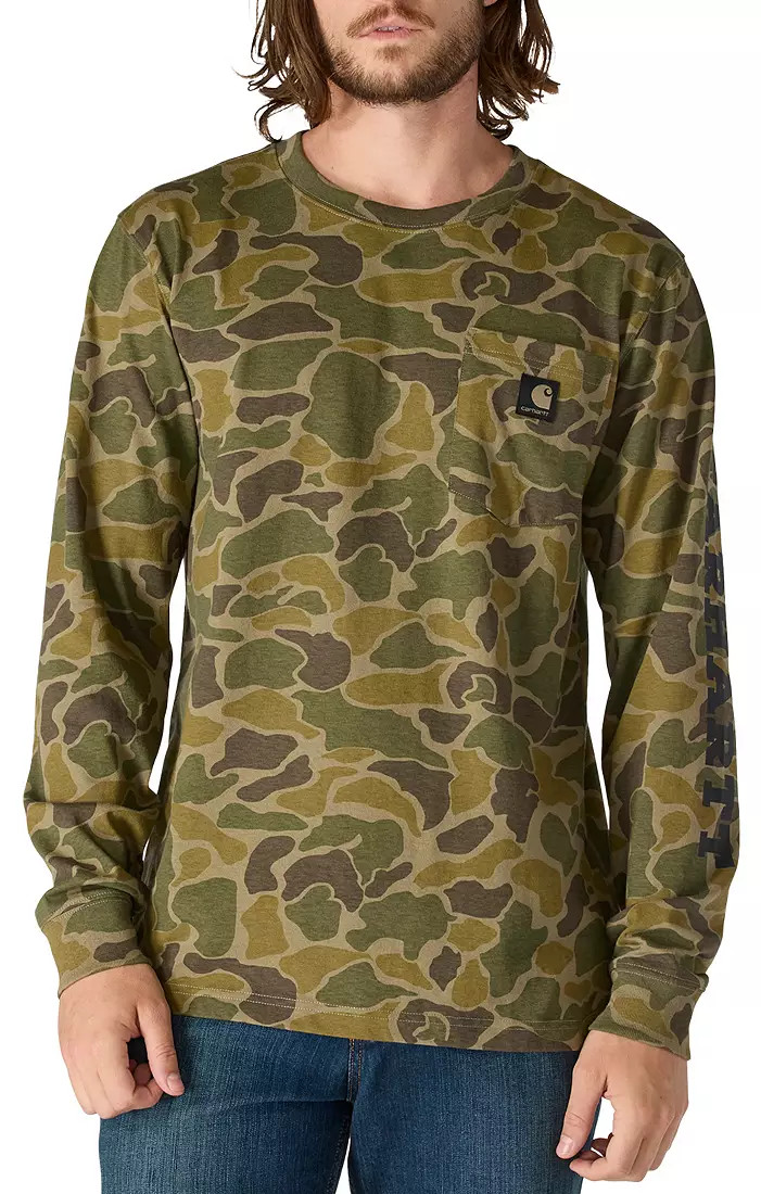 Carhartt Men's Camo Long Sleeve T-Shirt | DICK'S Sporting Goods