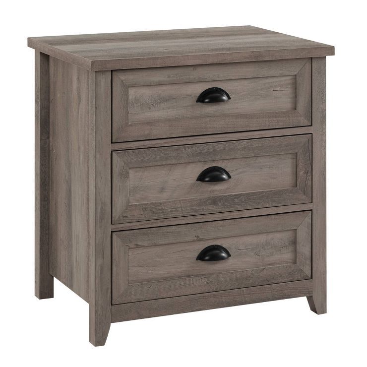 Fontella Transitional 3 Drawer Nightstand - Saracina Home | Target