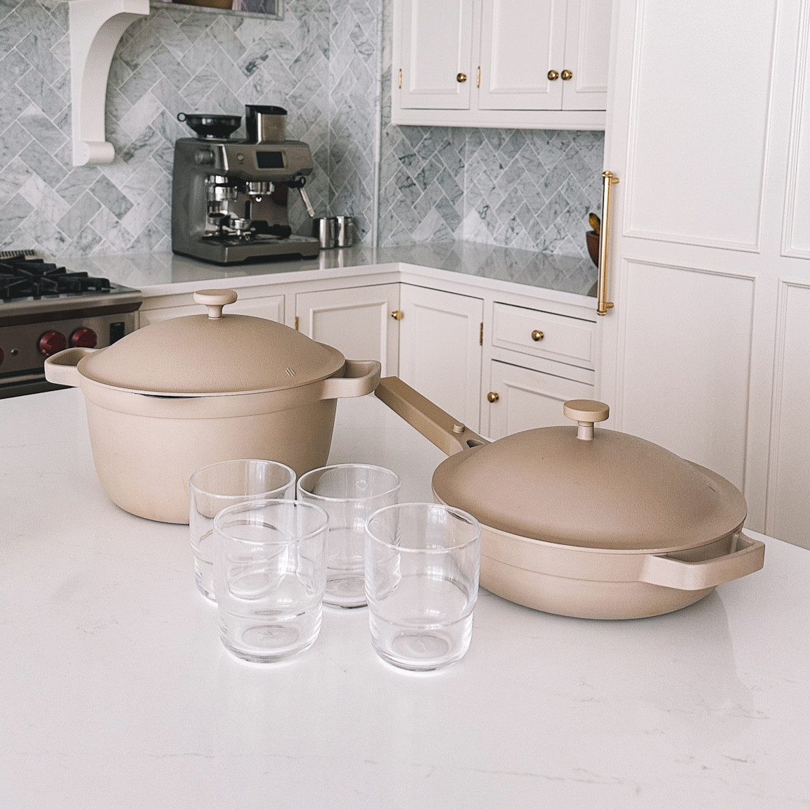 Our Place sale! Obsessed with our pan, pot and drinking glasses. Can get the bundle (pot and pan) together today as a bundle, too! The Always Pan has a cult following, and for good reason. Non-stick (but safe), and deep enough that you can do ALL your cooking in it. I wish I’d owned this when I was younger for apartment living! The only pot/pan you’ll ever need. And it’s true! 

#LTKhome #LTKCyberweek #LTKsalealert