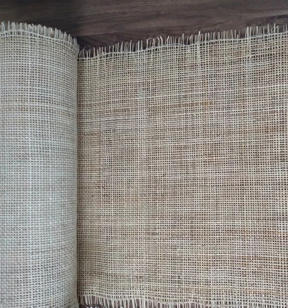 WIDTH 36", Radio Weave, Rattan Webbing, Natural/Bleached Rattan Cane, buy more save more. | Etsy (US)