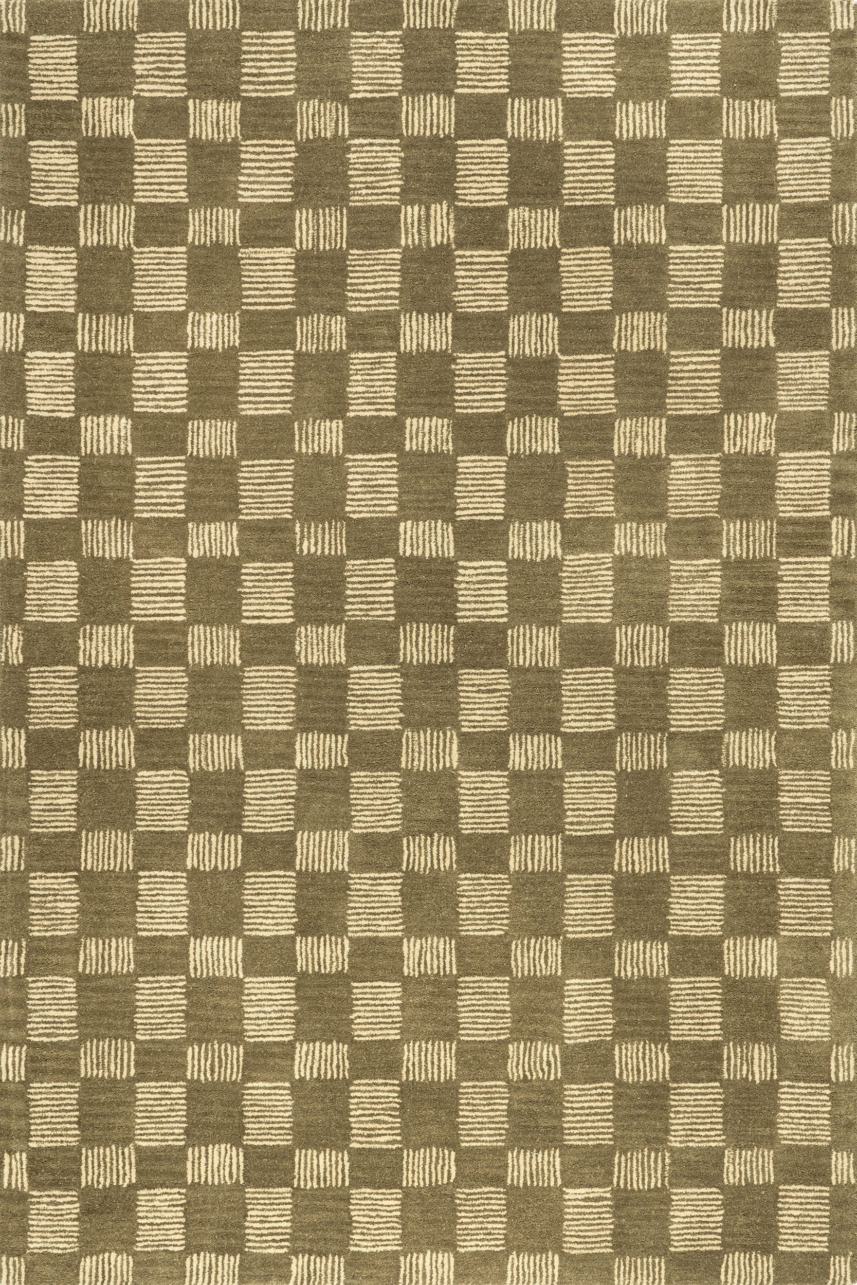 Quince Checked Wool Rug | Rugs USA