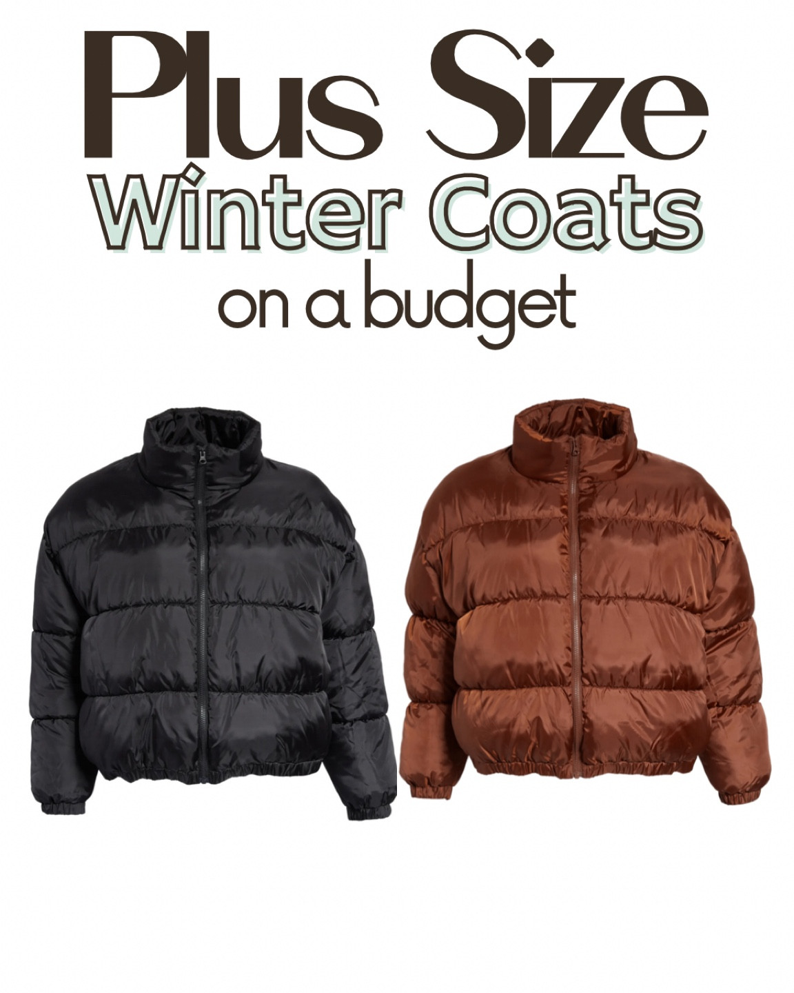 Nordstrom plus size winter coats under $100! These budget winter coats are the perfect accessory to any outfit! Plus size on a budget. #plussize #plussizecoats