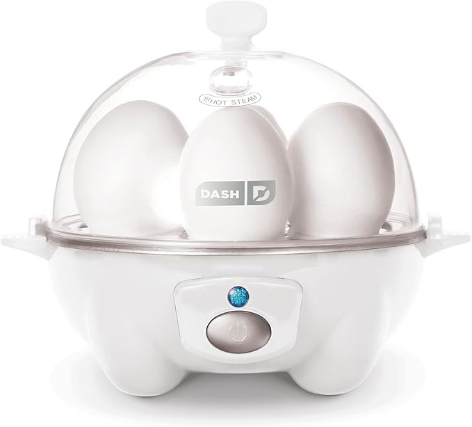 DASH Rapid Egg Cooker: 6 Egg Capacity Electric Egg Cooker for Hard Boiled Eggs, Poached Eggs, Scr... | Amazon (US)