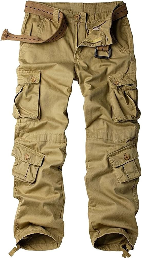 Men's Outdoor Casual Military Tactical Wild Combat Cargo Work Camo Pants with 8 Pockets | Amazon (CA)