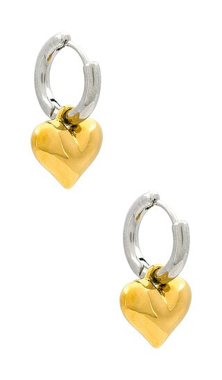 petit moments Lizzy Earring in Metallic Gold. | Revolve Clothing (Global)