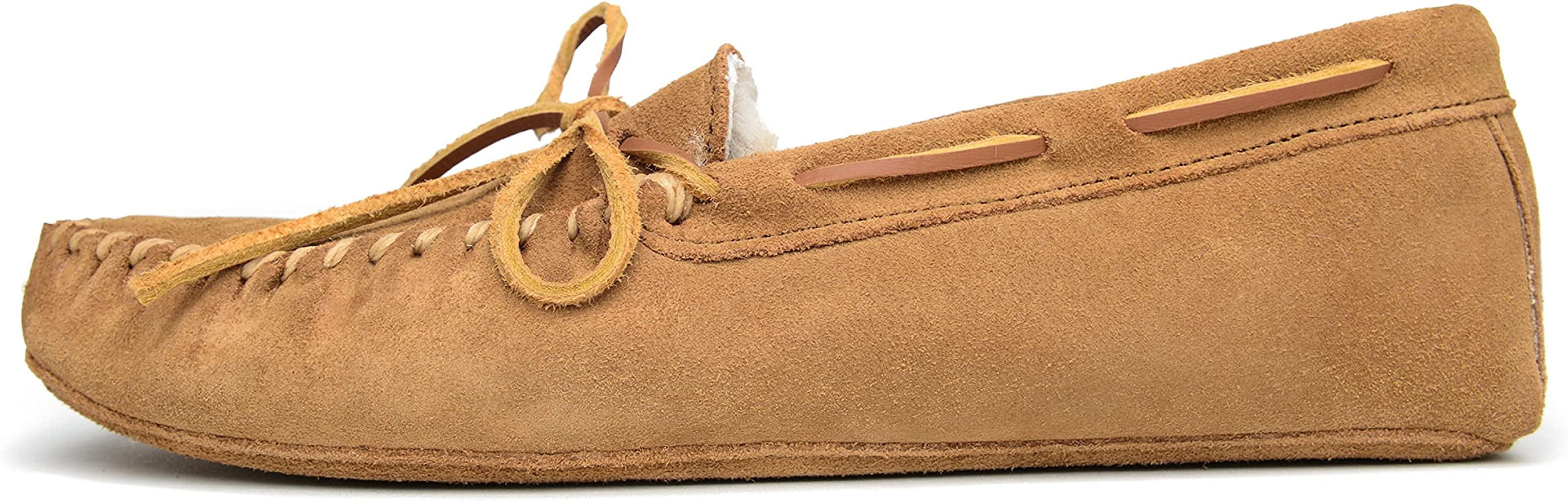 Minnetonka Womens Sheepskin Soft Moc | Amazon (US)