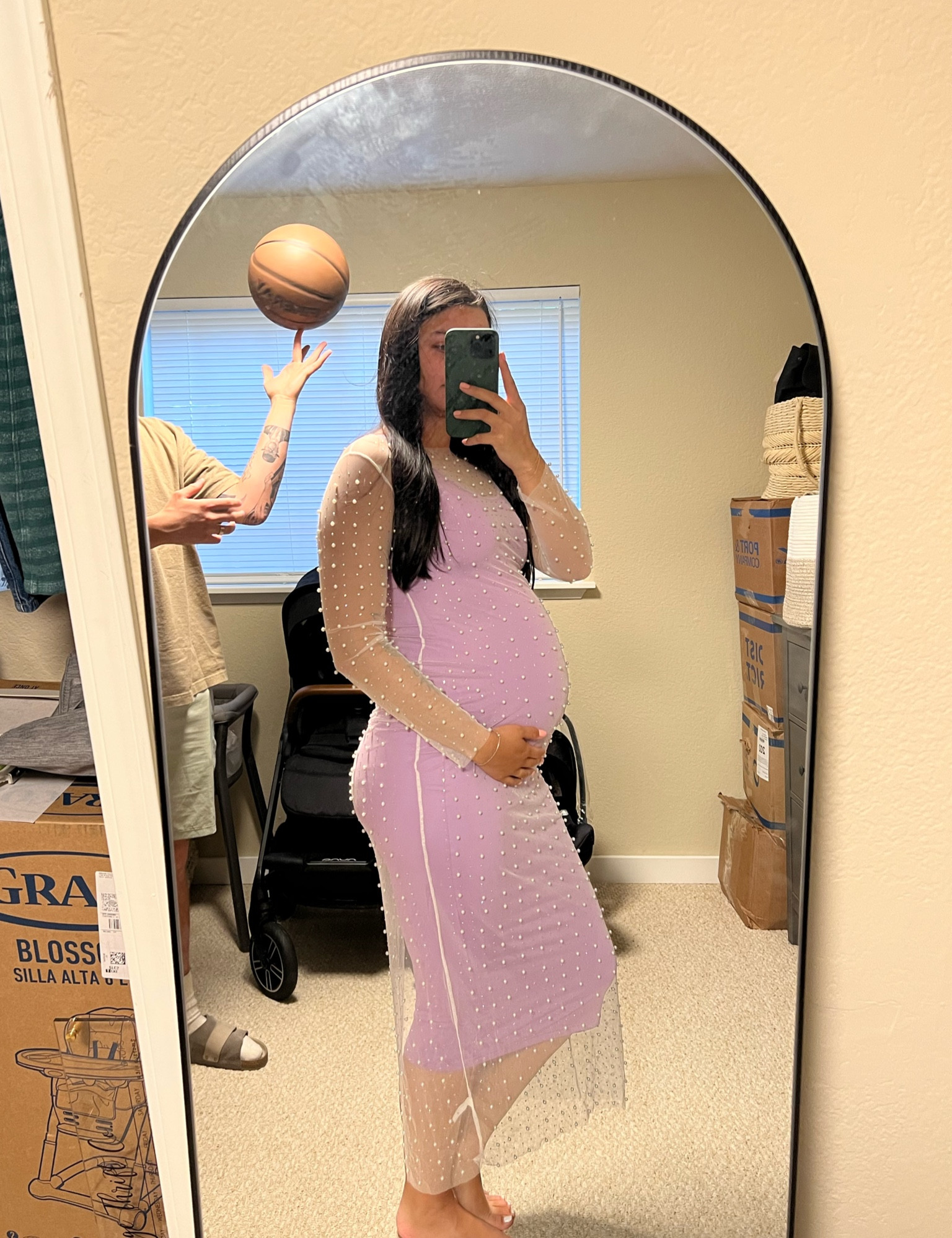 The most perfect baby shower outfit! I ordered about 12 bodycons trying to find the best under dress and here it is!

#LTKFind #LTKbump #LTKunder100