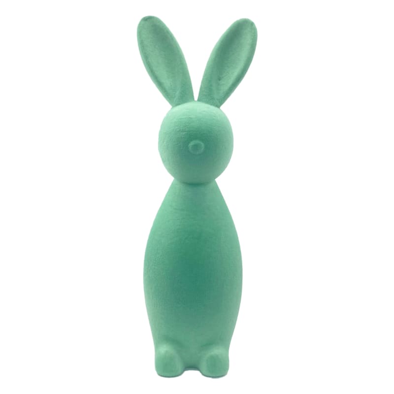 Green Flocked Easter Rabbit, 26" | At Home