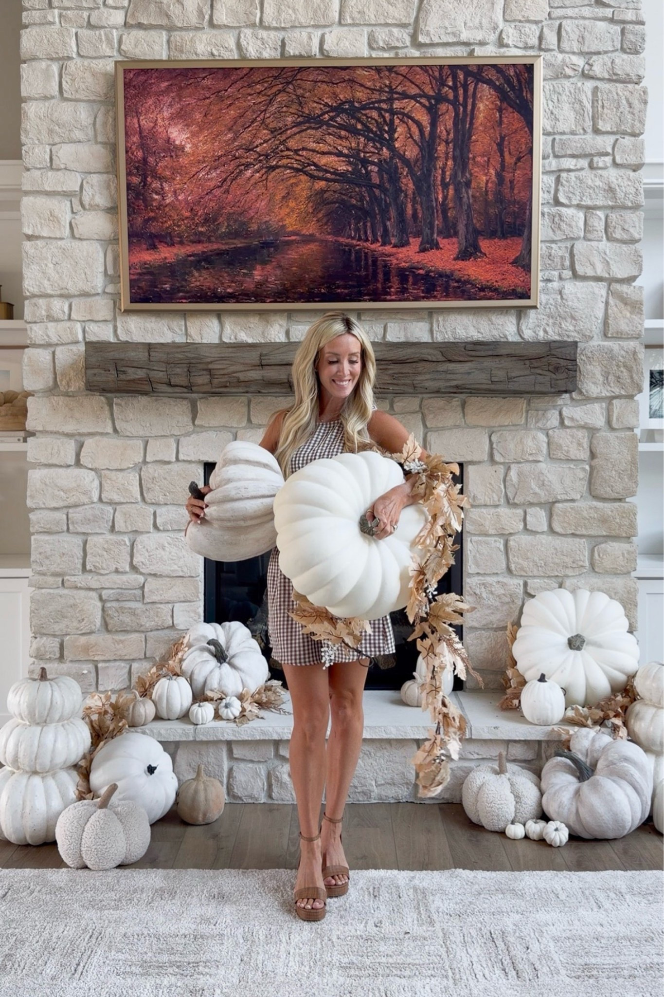 This year's fall mantel styling! Can't get enough of these pumpkins!

#LTKdayinmylife #LTKSeasonal #LTKHome