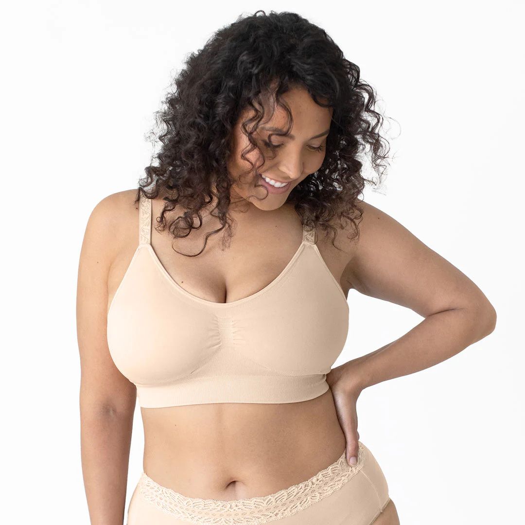 The Nellie Simply Wireless Bra | Beige | Kindred Bravely