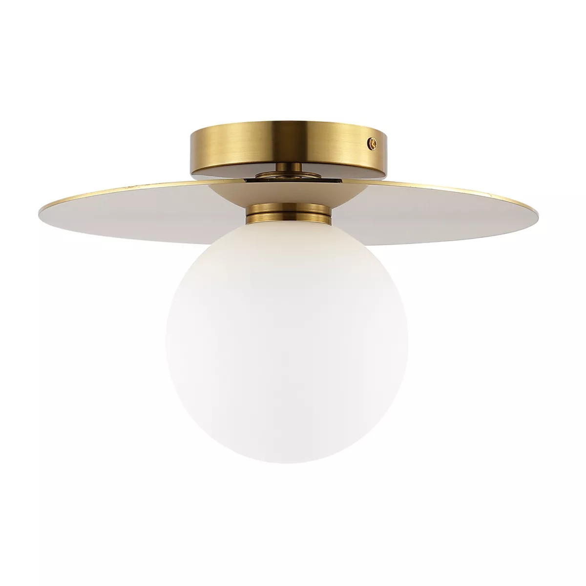 Finlay 12" Flush Mount - Painted Gold - Safavieh. | Target