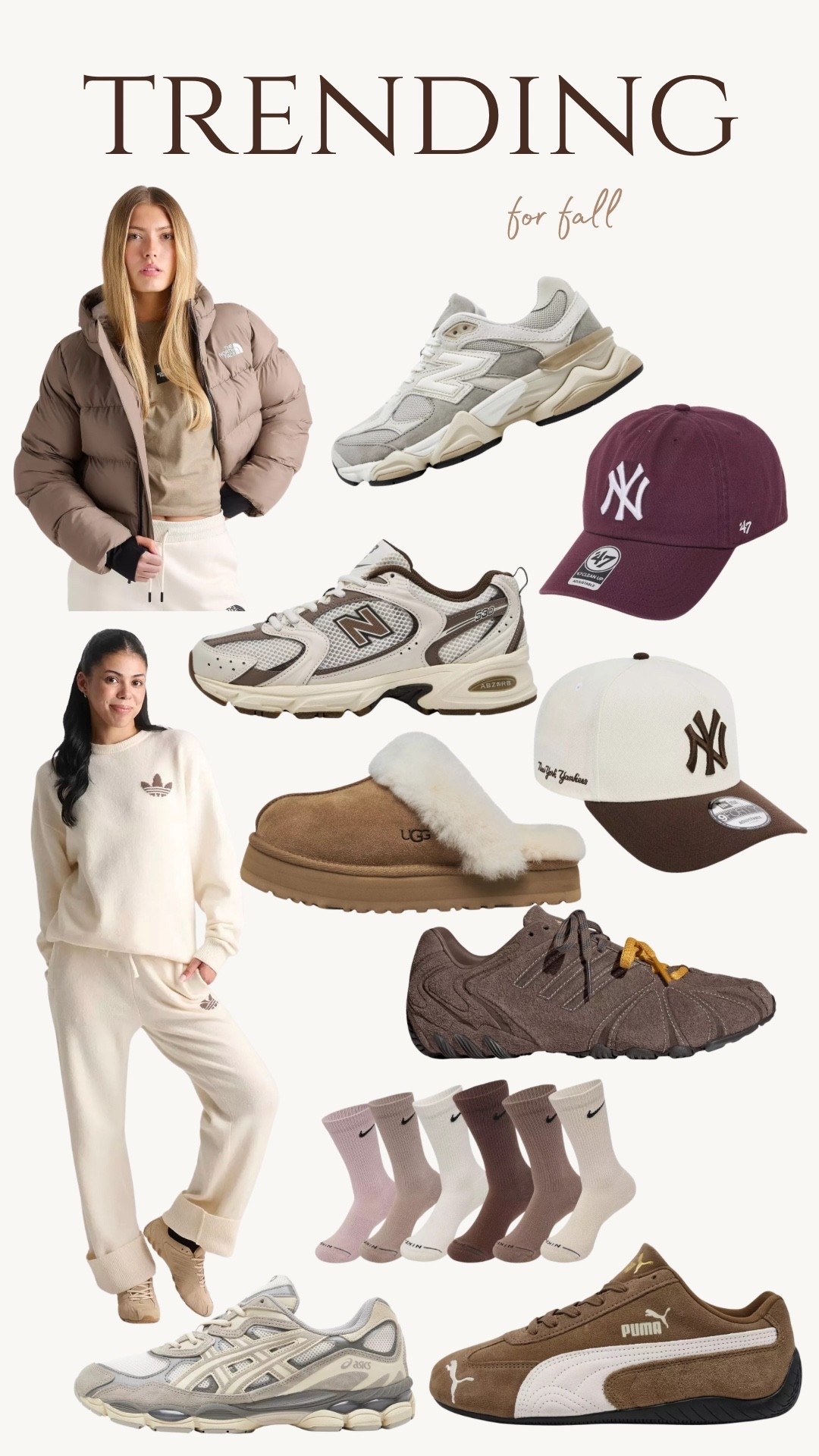 Fall trends, brown, sneakers

#LTKootd #LTKgrwm #LTKdayinmylife